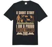 Una Historia Corta Soy un Orgulloso Amante de los Animales de Granja Ganadero Comfort Colors Adult Heavyweight T-Shirt