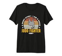 Una Historia Corta Soy un Orgulloso Artista marcial de Judo Luchador de Judo Camiseta Premium