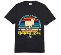 Una Historia Corta Soy un Orgulloso Burro Granja Animal Burro Amante Comfort Colors Adult Heavyweight T-Shirt