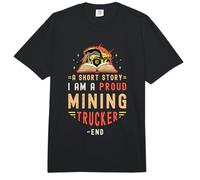 Una Historia Corta Soy un Orgulloso camión de construcción Camionero minero Comfort Colors Adult Heavyweight T-Shirt
