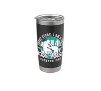 Una historia corta Soy un orgulloso combate Deporte Krav Maga Fighter Vaso térmico de acero inoxidable de doble pared