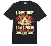 Una Historia Corta Soy un Orgulloso dueño de Conejillos de Indias Amante del Conejillo de Indias Comfort Colors Adult Heavyweight T-Shirt