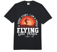 Una Historia Corta Soy un Orgulloso Frisbee Player Flying Disc Player Comfort Colors Adult Heavyweight T-Shirt