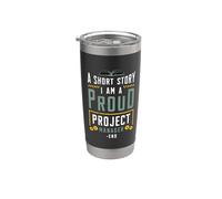 Una historia corta Soy un orgulloso Gerente de equipo Gerente de Proyecto Vaso térmico de acero inoxidable de doble pared