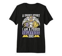 Una Historia Corta Soy un Orgulloso Guerrero nórdico Vikingo valquirias Camiseta Premium