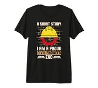 Una Historia Corta Soy un Orgulloso Ingeniero Civil Ingeniero Civil Camiseta Premium