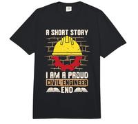 Una Historia Corta Soy un Orgulloso Ingeniero Civil Ingeniero Civil Comfort Colors Adult Heavyweight T-Shirt