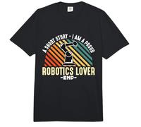 Una Historia Corta Soy un Orgulloso Ingeniero robótico Amante de la robótica Comfort Colors Adult Heavyweight T-Shirt