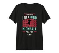 Una Historia Corta Soy un Orgulloso Jugador de Kickball Amante del Kickball Camiseta Premium