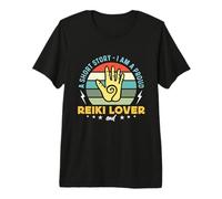 Una Historia Corta Soy un Orgulloso Maestro sanador de Reiki Amante de Reiki Camiseta Premium
