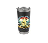 Una historia corta Soy un orgulloso maestro sanador de Reiki Amante de Reiki Vaso térmico de acero inoxidable de doble pared
