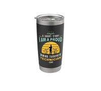 Una historia corta Soy un orgulloso molino de viento Granja Tecnología de turbina eólica Vaso térmico de acero inoxidable de doble pared