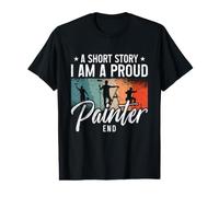 Una Historia Corta Soy un Orgulloso Pintor de Casas Artesanos Pintor Camiseta gráfica económica