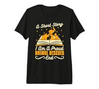 Una Historia Corta Soy un Orgulloso rescatador de Animales por los Derechos de los Animales Camiseta Premium