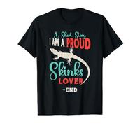 Una Historia Corta Soy un Orgulloso Skinks Dueño de Reptiles Skinks Lover Camiseta gráfica económica