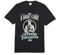 Una Historia Corta Soy una clínica Veterinaria de Animales Veterinario Comfort Colors Adult Heavyweight T-Shirt