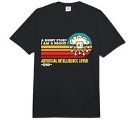 Una Historia Corta Soy una Inteligencia Artificial de Ciencia de Datos Comfort Colors Adult Heavyweight T-Shirt