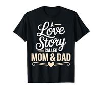 Una Historia de Amor Llamada mamá y papá Familia Matching Camiseta