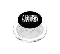 Una Leyenda agrícola ha Jubilado Agricultor Jubilado Jubilado PopSockets PopGrip para MagSafe