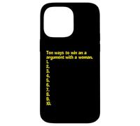 Una Lista vacía de cómo Ganar una discusión con una Mujer Carcasa para iPhone 14 Pro MAX