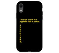 Una Lista vacía de cómo Ganar una discusión con una Mujer Carcasa para iPhone XR