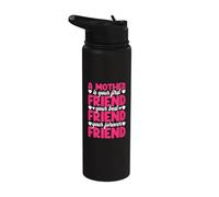 Una madre es tu primera, mejor y para siempre amiga Día de la Madre Stainless Steel Insulated Water Bottle