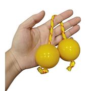 Una Mano Kashaka Ajustable para Niños Asalato Rotación de Los Dedos Aslatuas para Grabar Canciones Entrenamiento Rítmico Rhythmic Ball(Amarillo)