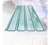 Una manta de aluminio dividida. Planchas corrugadas de fibra de vidrio para techo de luz diurna, 100 - 170 cm, paquete de 3/4/5/8/10/12/18 unidades, resina de fibra de vidrio, transparente (4 unidades