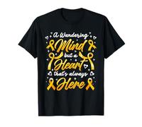 Una mente errante pero un corazón que siempre es conciencia del TDAH Camiseta