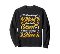 Una mente errante pero un corazón que siempre es conciencia del TDAH Sudadera