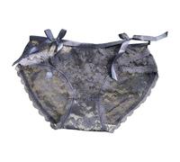 Una Mujer Busca Par Bragas Exquisitas con Doble Patrón Ahuecado Fragmentado Ribete Encaje.