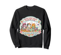 Una Mujer no Puede Sobrevivir en Acolchado Solo Gatos Divertidos Quilter Sudadera