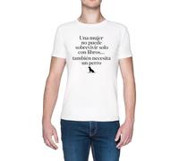 Una Mujer No Puede Sobrevivir Solo con Blanca Hombre Camiseta White Men's T-Shirt tee
