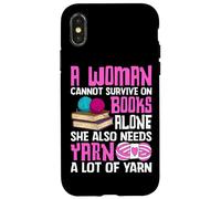 Una mujer no puede sobrevivir solo en los libros Carcasa para iPhone X/XS