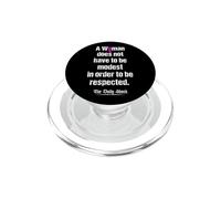 Una Mujer no Tiene Que ser Modesta para ser respetada PopSockets PopGrip para MagSafe
