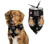 Una Mujer Que Ama A Los Capibaras Bufanda De Mascota Impermeable Triangular para Mascotas Bandana Ligero Pañuelos para Perro para Mascota Decoración Gatos