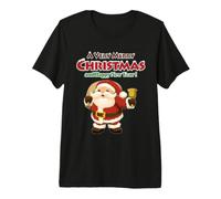 Una Muy Feliz Navidad y Feliz Año Nuevo Santa Claus Holiday Camiseta Premium