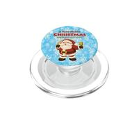 Una Muy Feliz Navidad y Feliz Año Nuevo Santa Claus Holiday PopSockets PopGrip para MagSafe