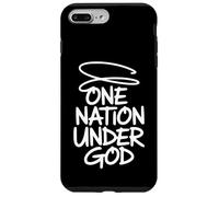 Una Nación Bajo Dios - Arte Cristiano Patriótico Graffiti Carcasa para iPhone 7 Plus/8 Plus