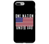 UNA NACIÓN BAJO Dios - Patriótico Jesús Cristiano católico Carcasa para iPhone 7 Plus/8 Plus