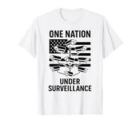 Una nación bajo vigilancia 1984 Estado policial Sin privacidad Camiseta