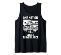 Una nación bajo vigilancia 1984 Estado policial Sin privacidad Camiseta sin Mangas