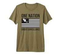 Una nación bajo vigilancia privacidad 1984 Patriot Act NSA Camiseta Premium
