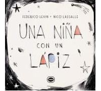 Una nena amb un llapis