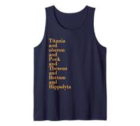 Una Noche de Verano Dream Store Camiseta A Midsummer Night's D Camiseta sin Mangas