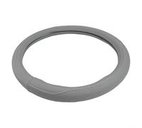 Una opción cómoda: una funda ligera y transpirable para volante de coche que se adapta a ruedas de tamaño estándar de forma segura (gris)