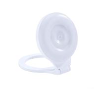 Una opción inteligente para creadores, una luz ligera y compacta regulable para selfies que se fija fácilmente en cualquier lugar (blanco)