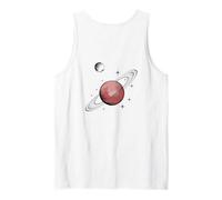 Una pequeña galaxia y la luna Camiseta sin Mangas