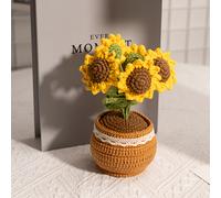 Una planta en de tejido a , un pequeño y en , adecuado para decoraciones de habitaciones y salas de estar, adornos, decoraciones navideñas, regalo