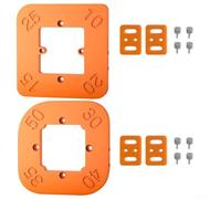 Una plantilla de enrutador imprescindible para cada carpintero serio que busca elevar su artesanía con precisión (2 piezas)